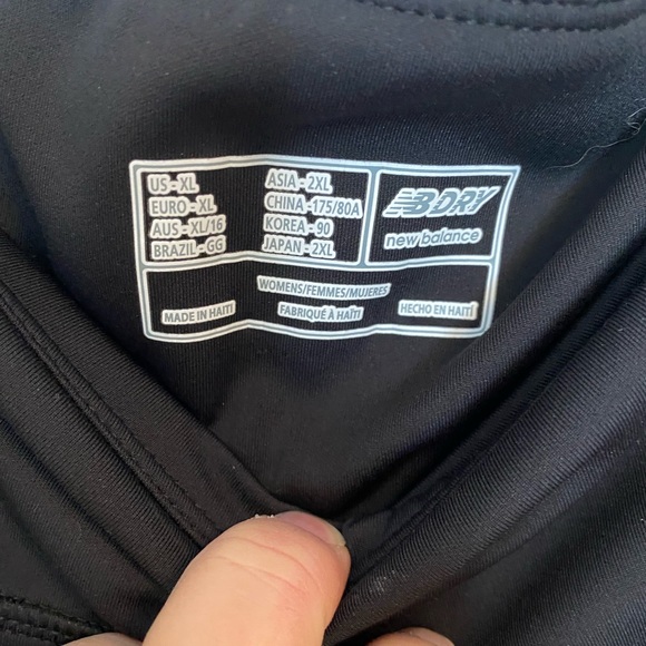 NWOT New Balance cropped workout leggings size XL - Picture 3 of 5